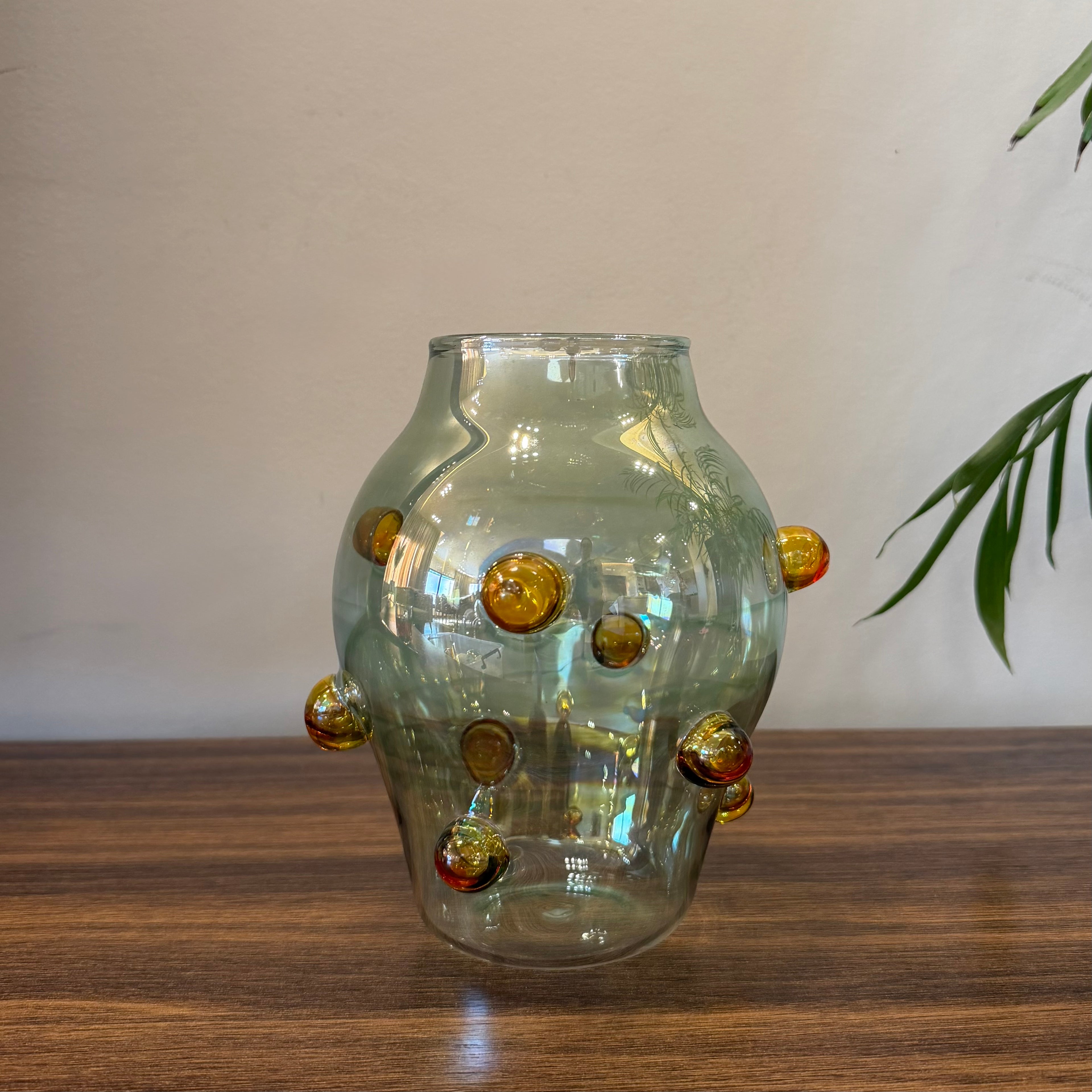 Green &Orange Bubble Vase