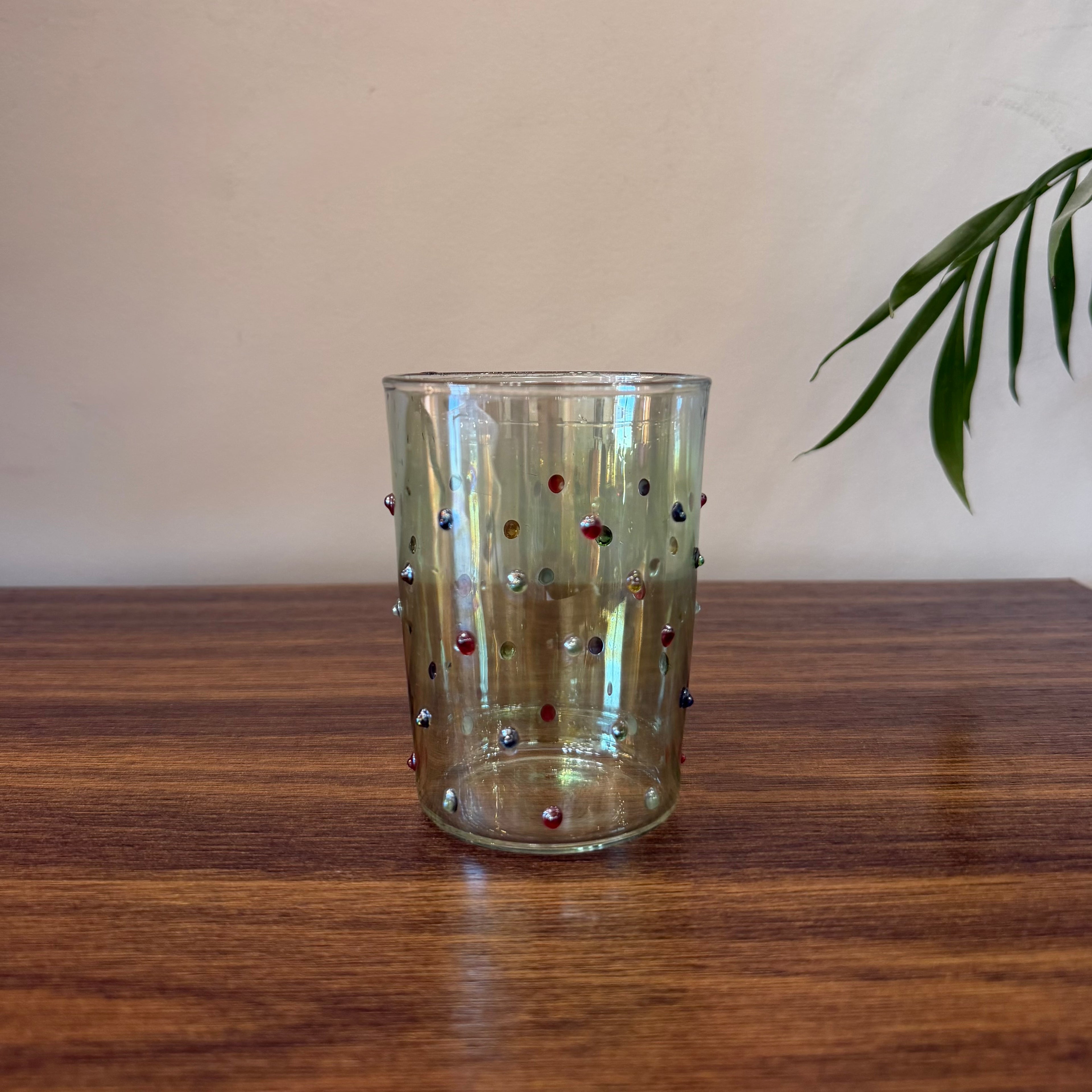 Green Glass Cup