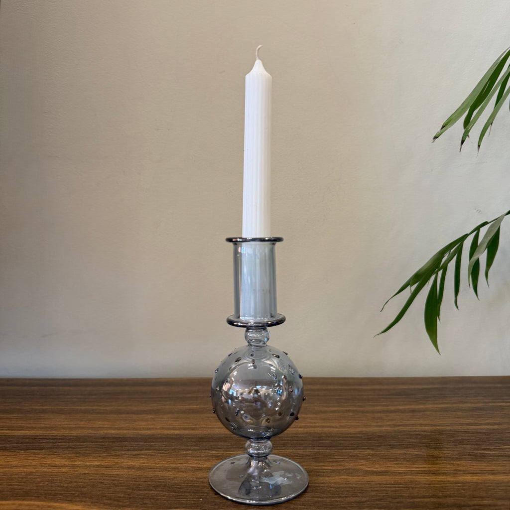 Blue Candle Holder