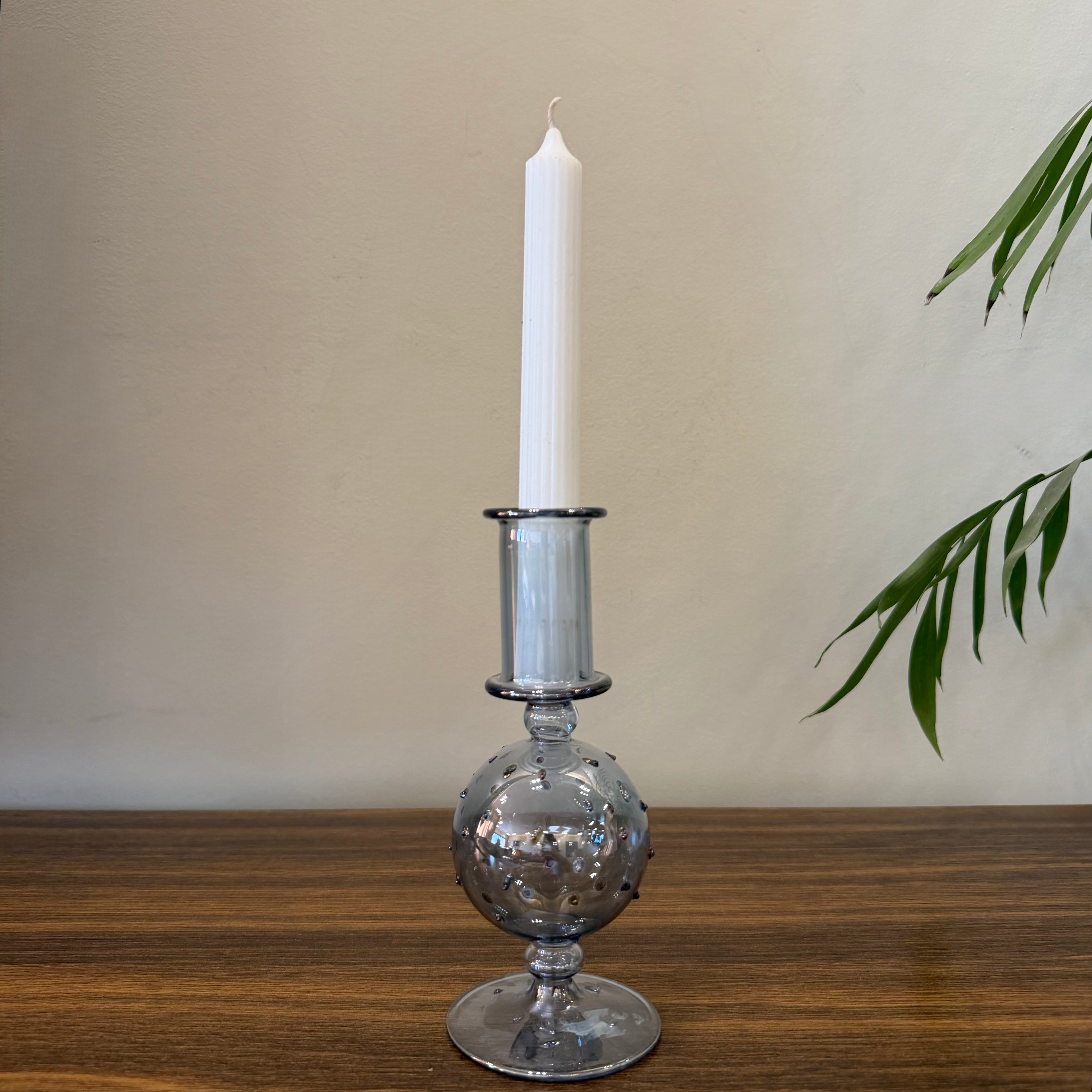 Blue Candle Holder