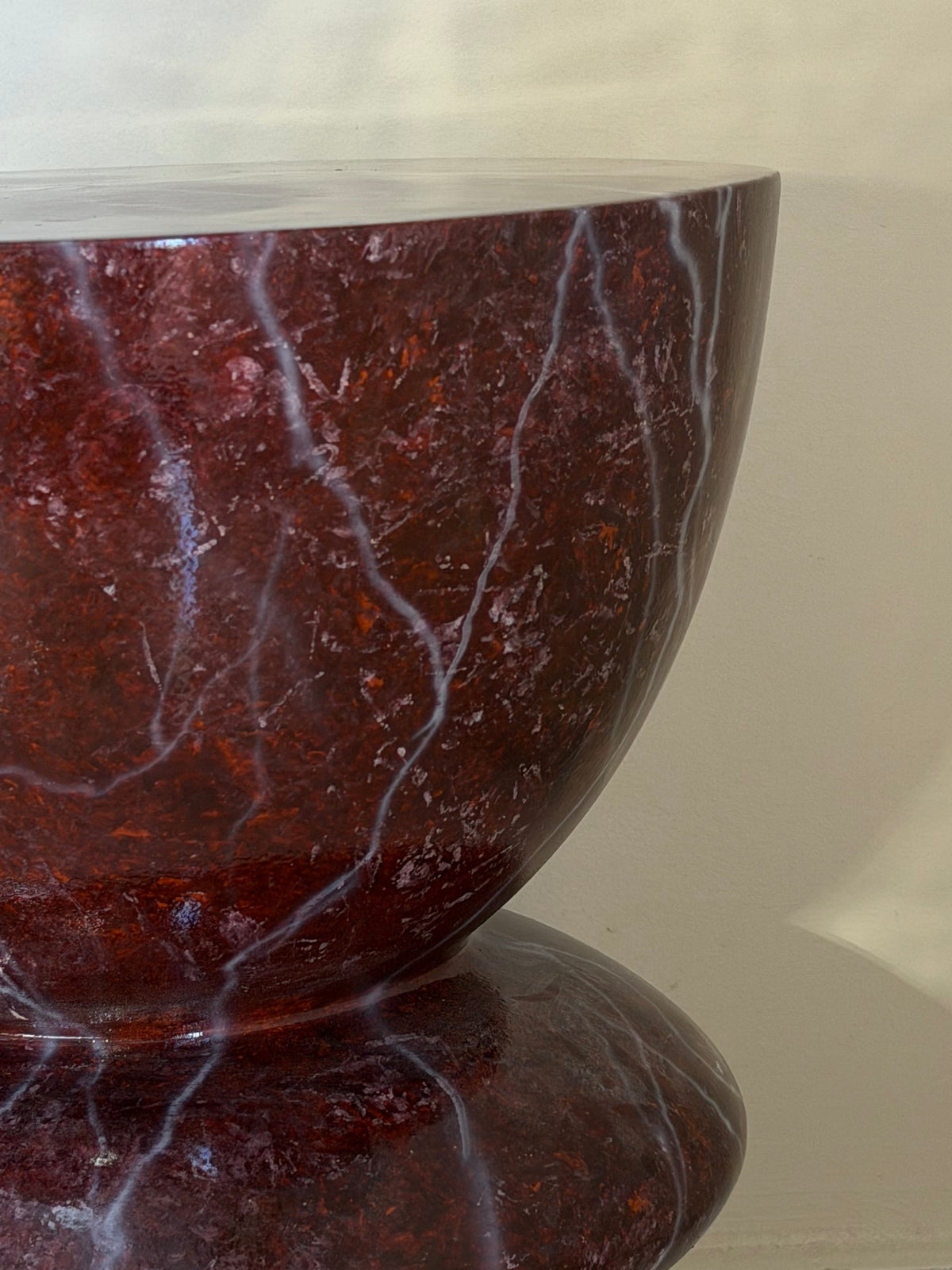 Koru Side Table-Marble