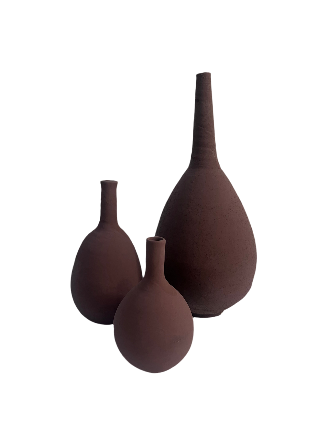 Mujo vase burnt brick