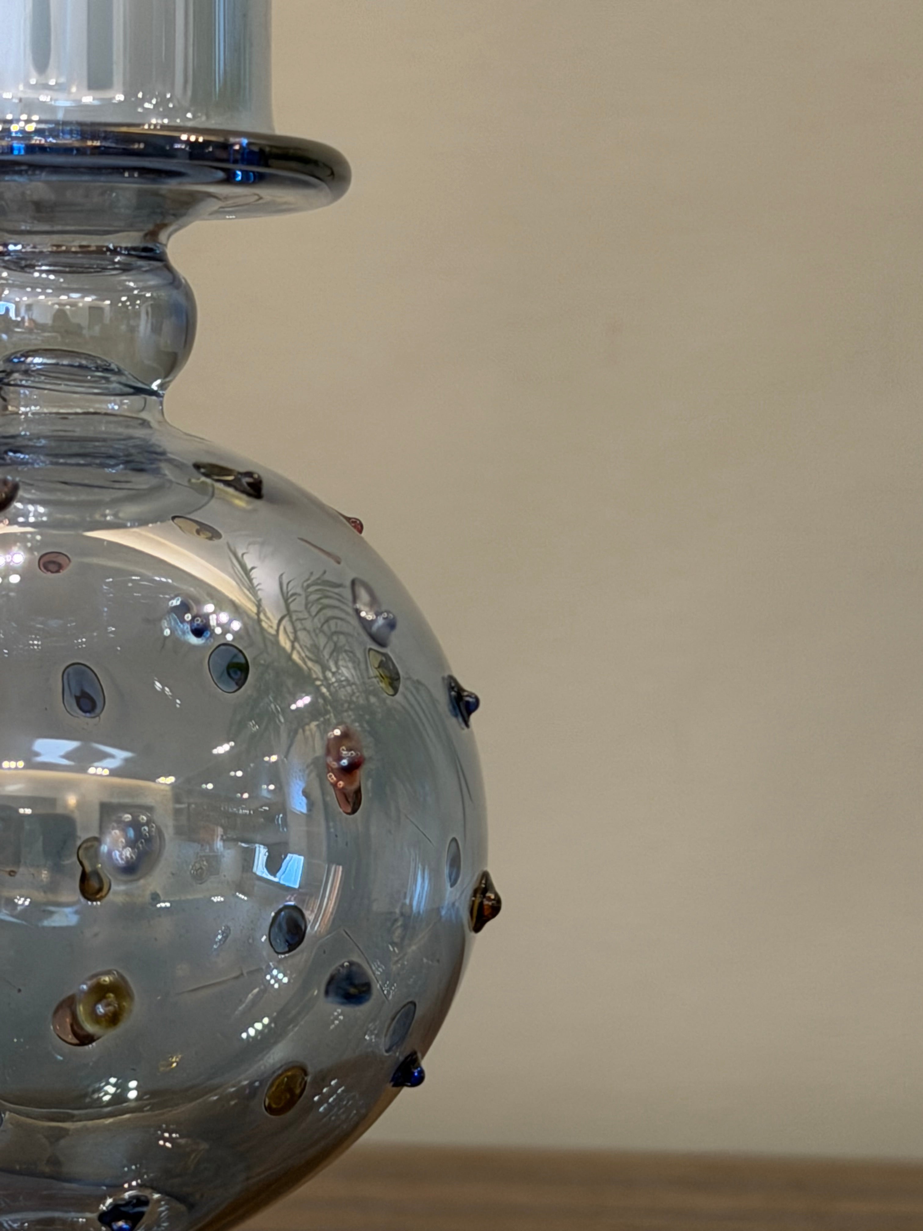 Blue Candle Holder