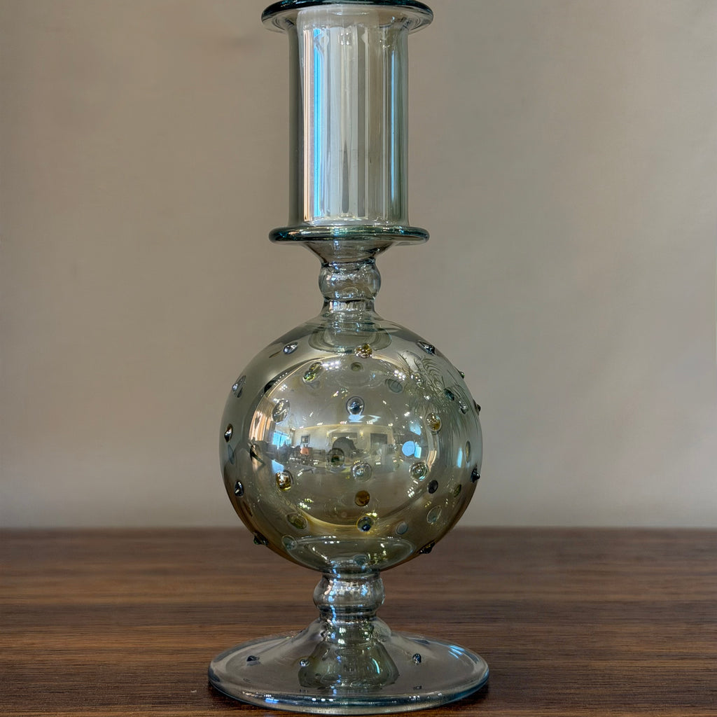 Green Candle Holder
