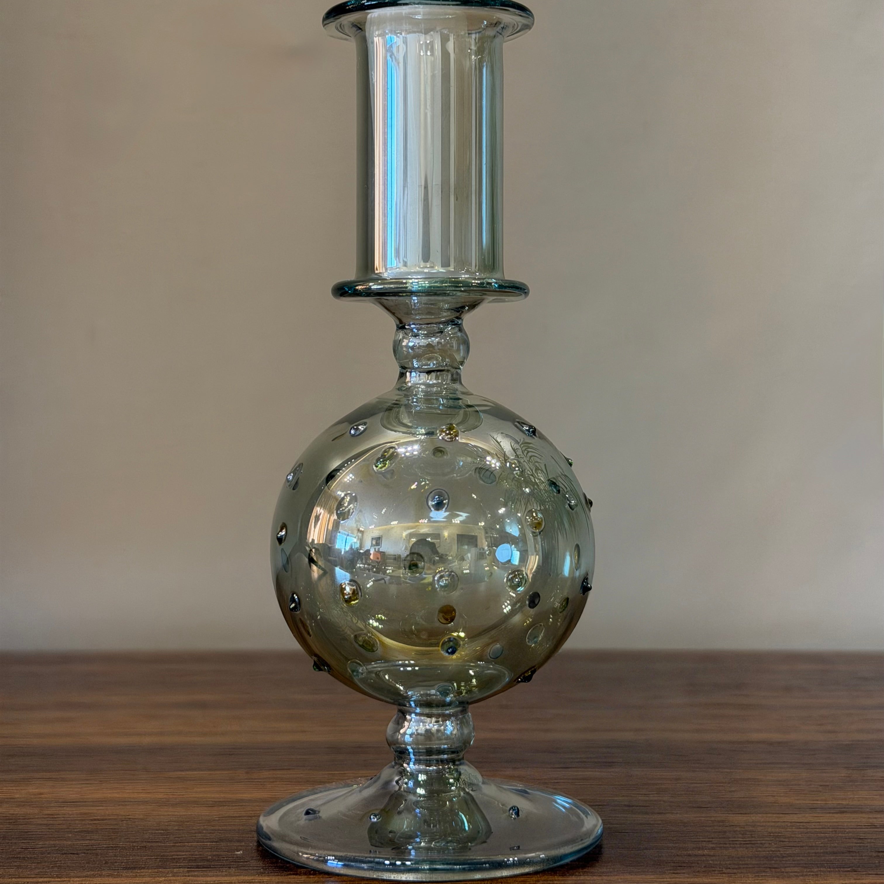 Green Candle Holder