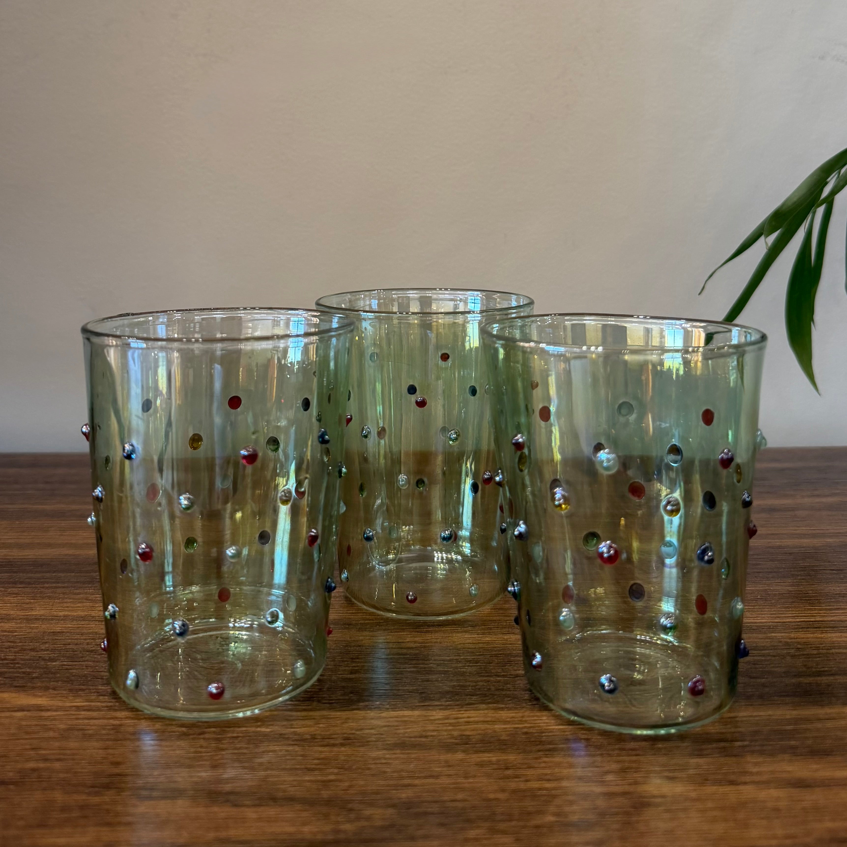 Green Glass Cup