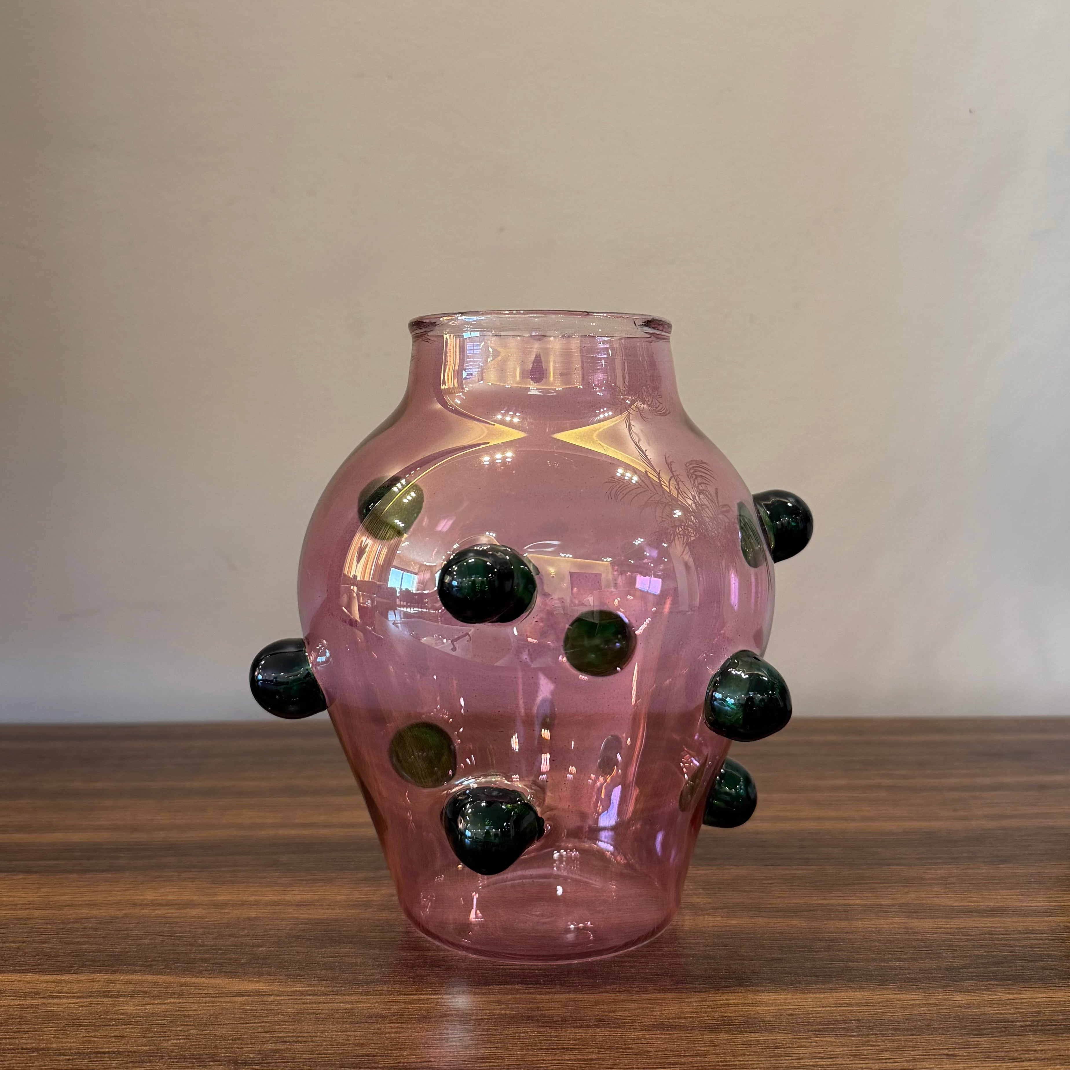 Pink &Green Bubble Vase