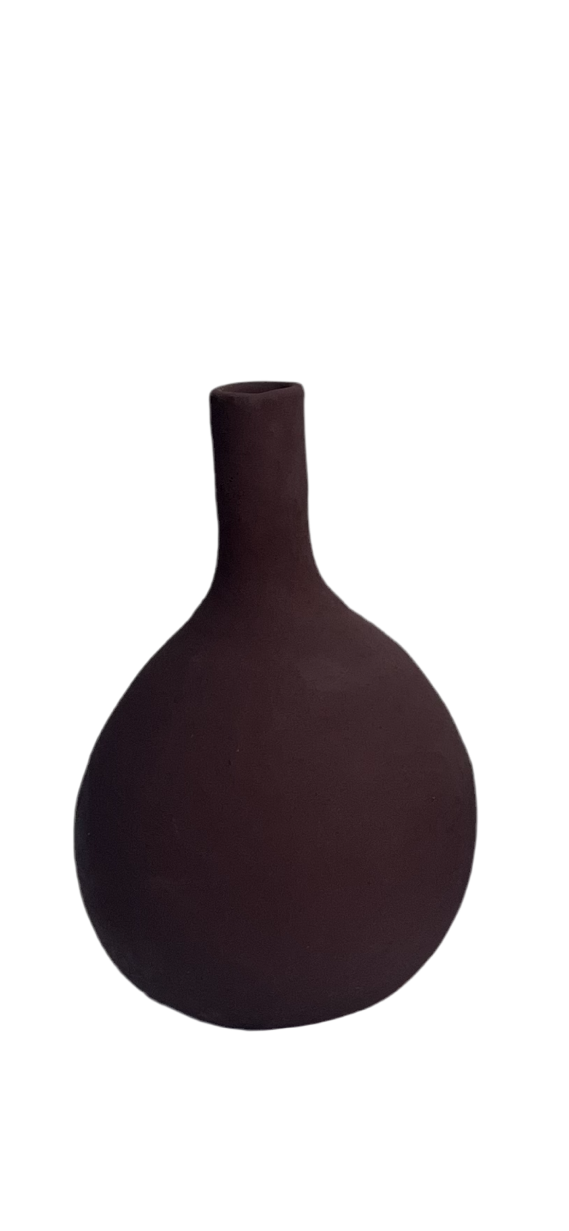 Mujo vase burnt brick