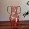 2 Handle Pink Vase