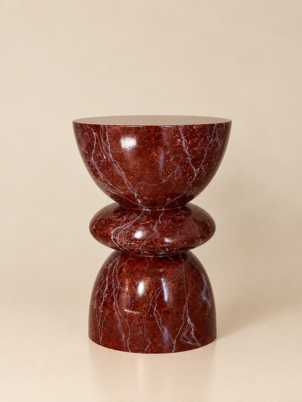 Koru Side Table-Marble
