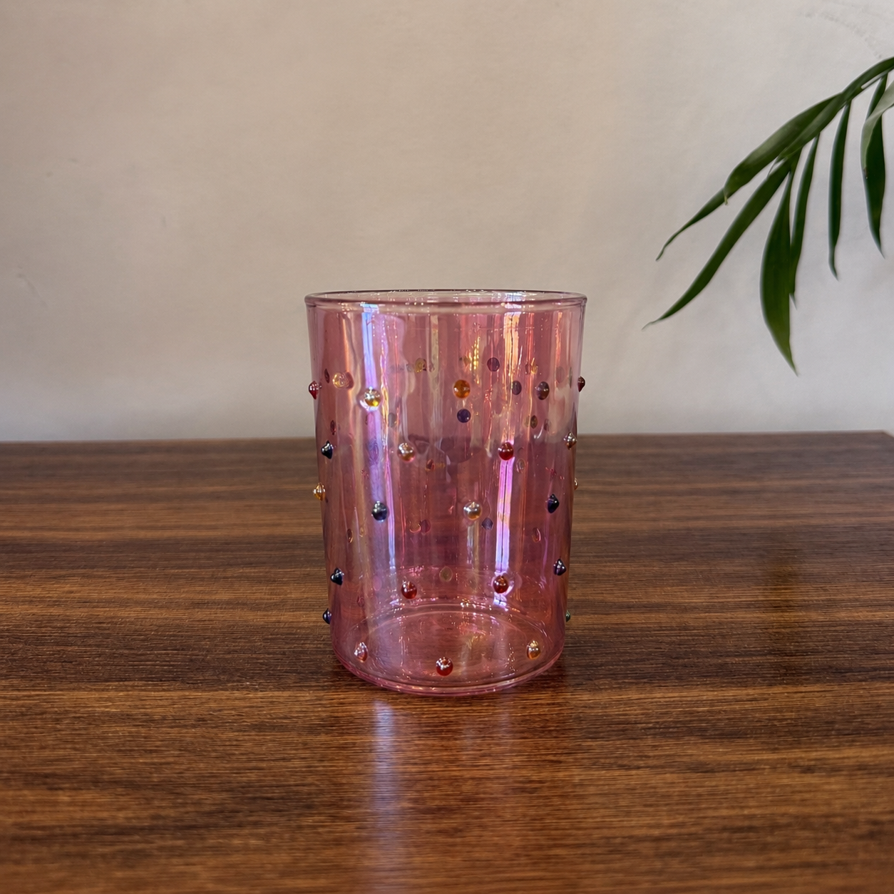 Pink Glass Cup